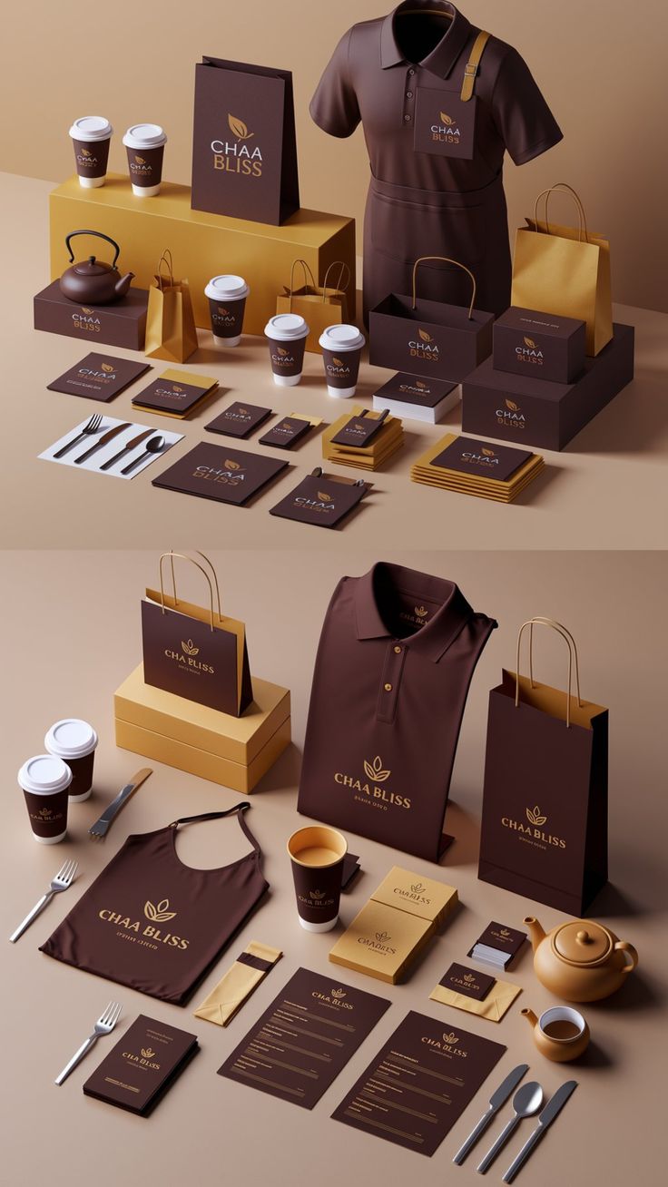 Complete Branding Kit for a Cafe